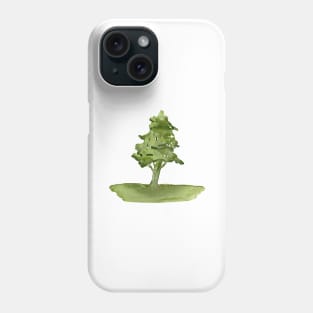 Pine tree. Watercolor Tree. Watercolor Pine, pine tree art Phone Case