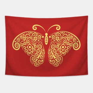 Cool Butterfly Pattern Artwork Tapestry