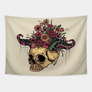 Death flowers Tapestry