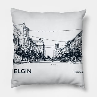 Elgin Illinois Pillow