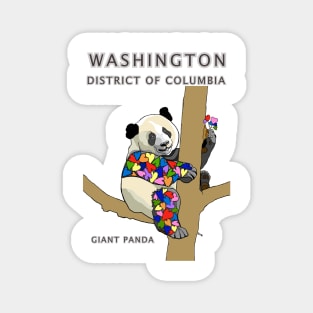 Washington, District of Columbia, Giant Panda, Love, Valentines Day, State, Heart, Home Magnet