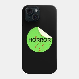 Horror VHS Sticker Phone Case