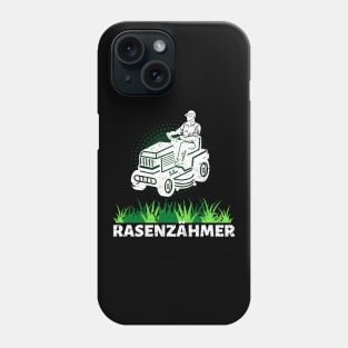 Rasenzähmer Rasentraktor Aufsitzmäher Phone Case