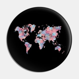 Wanderlust World Map Pin