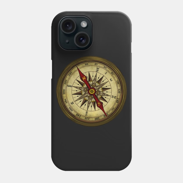 Compass Phone Case by ChePanArt