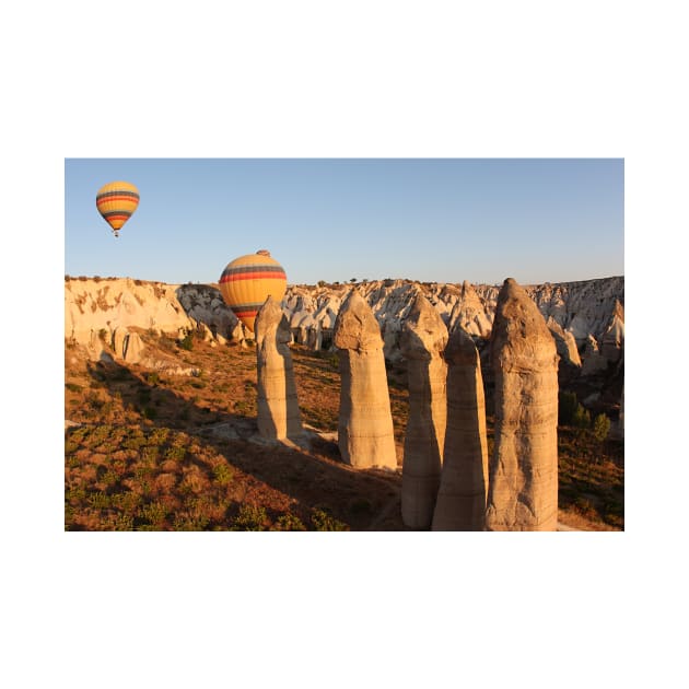 Sunshine Kisses The Balloons, Goreme, Turkey by Carole-Anne