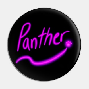 Glow Panther Pin