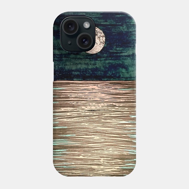 Moonlit Sea Phone Case by bridgetrolljess