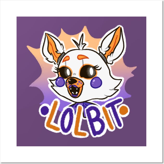 Lolbit - FNAF World - Pixel Art | Postcard