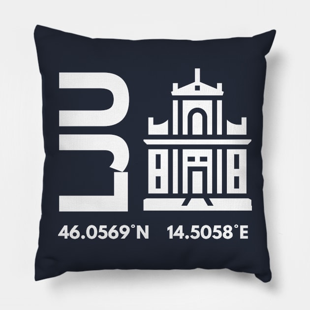 Ljubljana Pillow by ZdravieTees