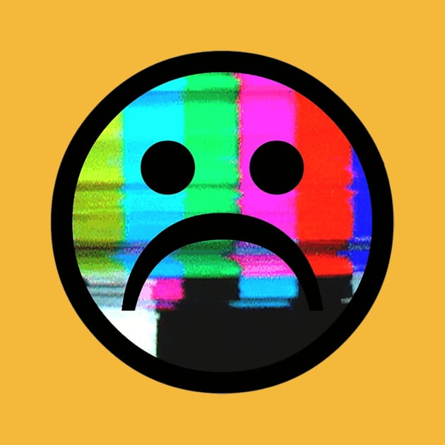 Sad Glitch Face by chaledesigns