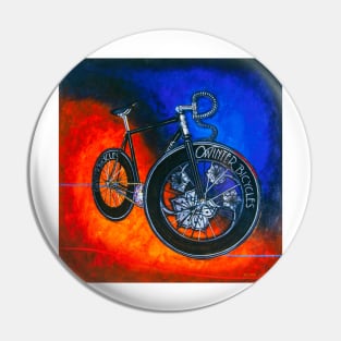 Winter Track bicycle Pin