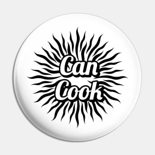 Can Cook artistic decorative typography Pin