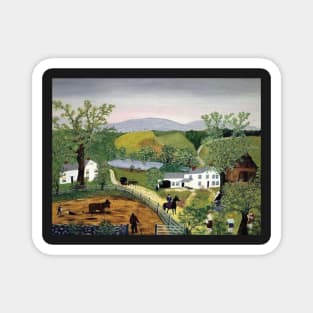 grandma moses Magnet