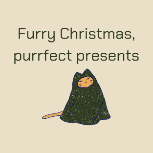 Furry Christmas purrfect presents T-Shirt