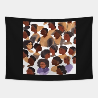 BLM Faces of Women Tapestry