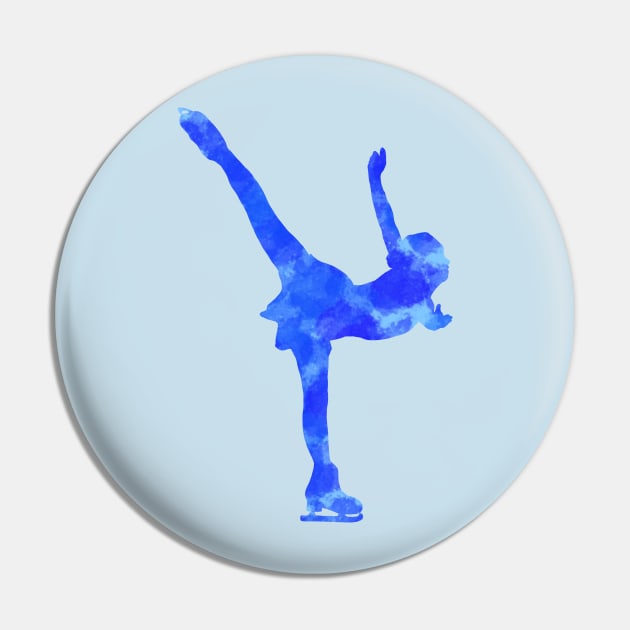 Figure skating (spiral) Pin by Becky-Marie