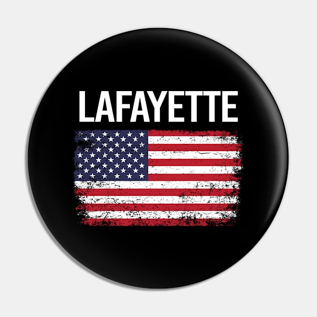 The American Flag Lafayette Pin by flaskoverhand