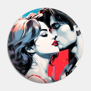 Kiss and Kiss Pin