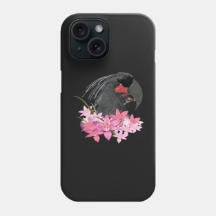 Black cockatoo Phone Case