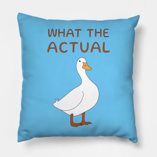 What The Actual Duck Pillow
