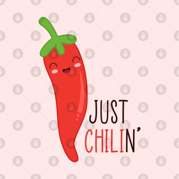 Just Chilin, Cute Vegetable Puns by TinPis