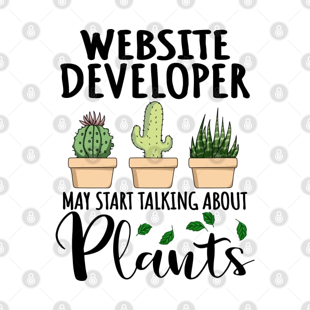 Web Developer May Start Talking About Plants by jeric020290