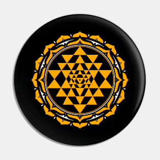 Sri Yantra Mandala Pin