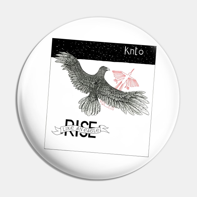 Rise like a Eagle Pin by tristan.r.rosenkreutz