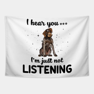 German Wirehaired Pointer I hear you ... I am just not listening Tapestry