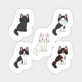 Kitties Sticker Pack 1 Magnet
