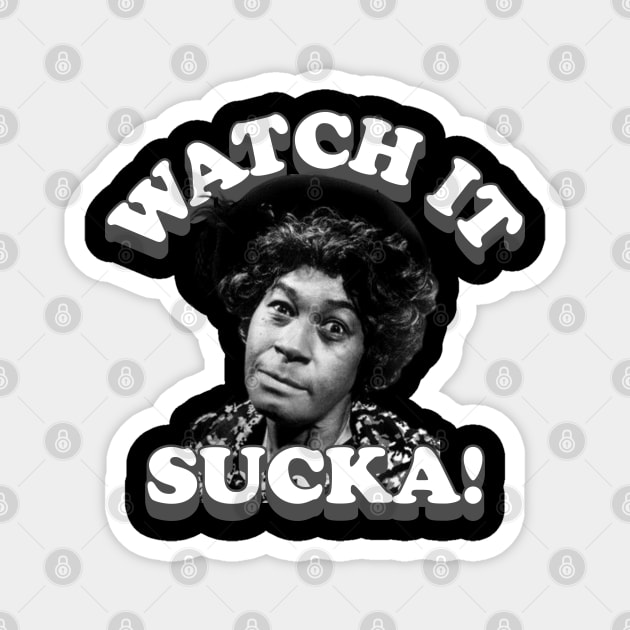 Watch It Sucka! Aunt Esther Magnet by UrbanLifeApparel