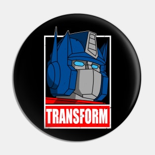 Awesome Heroic Robot 80's Cartoon Quote Transform Meme Pin