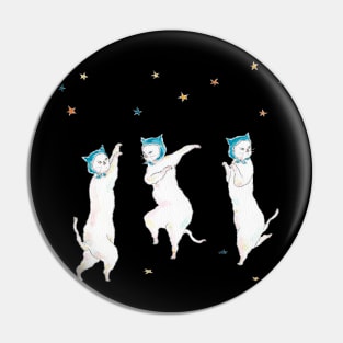 Dancing Cats Pin