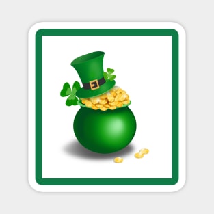 Happy and funny st.Paddy Magnet