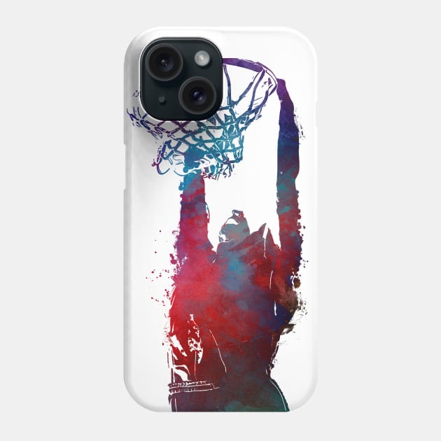 Basketball sport art #basketball Phone Case by JBJart