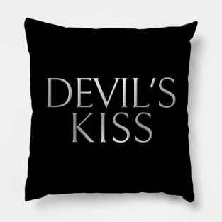 Devil's Kiss Book Title Pillow