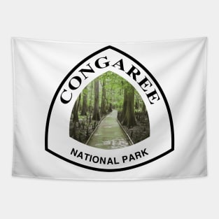 Congaree National Park shield Tapestry