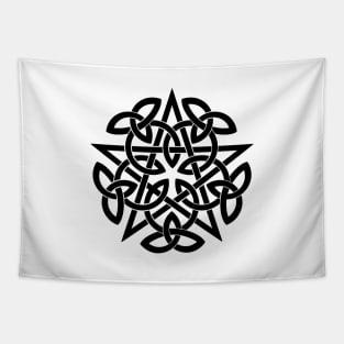 Pentagram. Celtic knot Tapestry