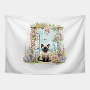 Siamese cat Tapestry