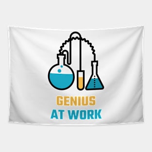 Genius at work Tapestry