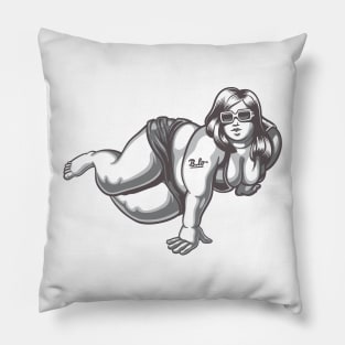 The girl a... Pillow