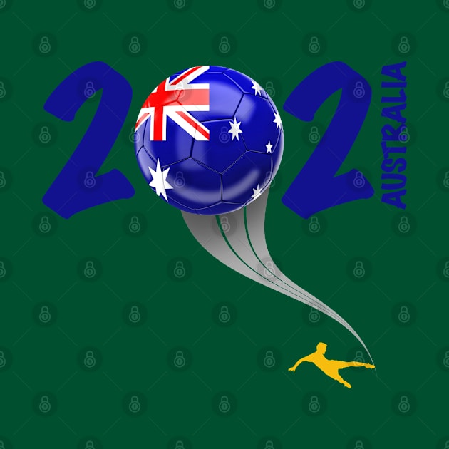 Australia Copa America Soccer 2021 by DesignOfNations