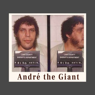 André the Giant Mug Shot T-Shirt