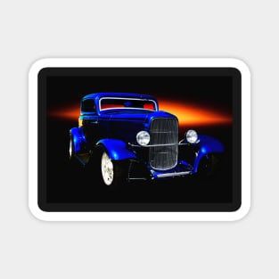 Woodward Avenue Blue Duece Magnet