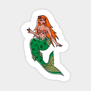 Mermaid Pin Up Magnet