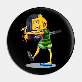 Zombie girl Pin