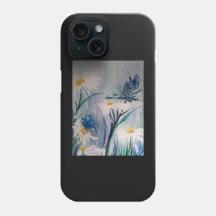 Daisies and butterflies, a new beginning ....... Phone Case