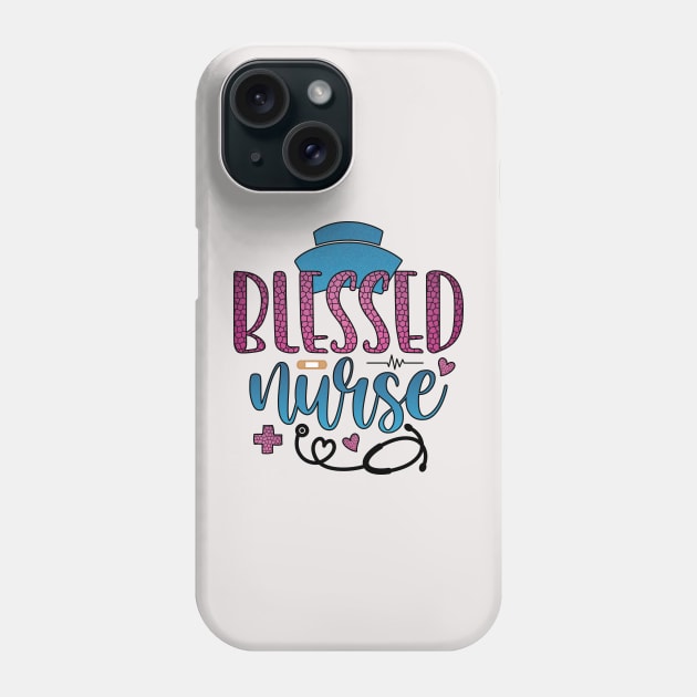 blessed nurse Phone Case by busines_night