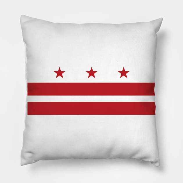 Washington, D.C. Flag Pillow by SarahMurphy